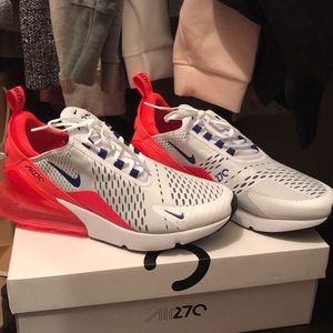 Nike Shoes | Nib Air Max 270 95 Ultramarine Solar Red | Poshmark Nike WMNS Air Max 270 Ultramarine AH6789 101 Sneaker Bar